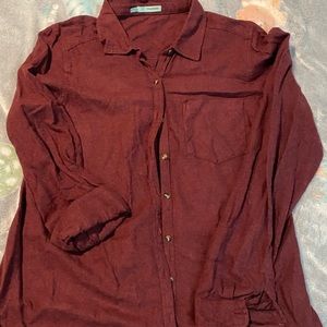 Maurices flannel button up